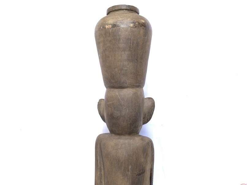 BALINESE WOMEN SCULPTURE 1200mm Bali Aga Tribe Statue Figure Figurine Jar BALINESE WOMEN SCULPTURE 1200mm Bali Aga Tribe Statue Figure Figurine Jar