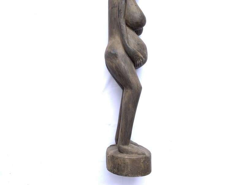 BALINESE WOMEN SCULPTURE 1200mm Bali Aga Tribe Statue Figure Figurine Jar BALINESE WOMEN SCULPTURE 1200mm Bali Aga Tribe Statue Figure Figurine Jar